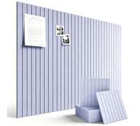 Bulletin Board, Felt Slatted Bulletin Board Wall Organizer, Multi Functional Memo Board for Office, Classroom, Bedroom, Photo Display, Vision Board Aesthetic Decor A 1PCS