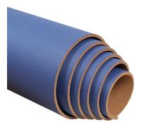 Bulletin Board Not Self-Adhesive Large Cork Board Roll Pin Boards for Walls Cork Floor Tiles 1/3" Thick for Office Home DIY Supplies Blue(1x1m(3.3x3.3ft))