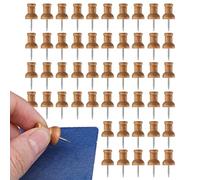 Bulletin Board Pins and Push Pins, 50 Pieces Decorative Poster Pins, Cork Board Push Pins - for Classroom, Office, Home, School, Apartment, Hotel, Farmhouse, Cafe, Pub, Restaurant