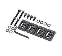 Bulletpoint Mounting Solutions CNC Mounting MOLLE Nut Threaded Fastener Plates for MOLLE Panels, MOLLE Fire Extinguisher Mount