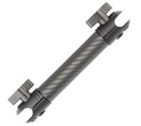 Bulletpoint Mounting Solutions Dash Mount 10cm Arm Compatible with iPhone and Android Smartphones - Fits 20mm Attachment Ball (Matte Black Carbon Fiber)