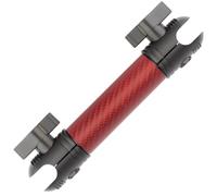 Bulletpoint Mounting Solutions Dash Mount 5.9" Arm Compatible with iPhone and Android Smartphones - Fits 20mm Attachment Ball (Matte Red Carbon Fiber)