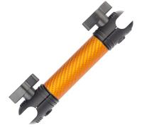 Bulletpoint Mounting Solutions Dash Mount 5.9" Arm Compatible with iPhone and Android Smartphones - Fits 20mm Attachment Ball (Matte Orange Carbon Fiber)