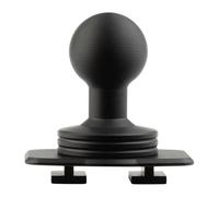 Bulletpoint Mounting Solutions Dual T-Tab Adapter with 20mm Ball Mount Compatible with Dual Prong T-Slot Devices