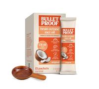 Bulletproof Brain Octane C8 MCT Oil Packets (15-Pack) 100% C8 from Coconut