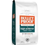 Bulletproof The High Achiever Ground Mushroom Coffee, 10oz, High Caffeine with Lion's Mane, B Vitamins and Adaptogens for Energy & Focus, Medium-Dark Roast