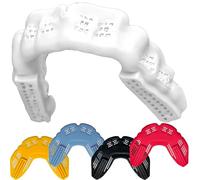 Bulletproof with Kevlar Braces Mouth Guard for Sports: Worldwide Breathable, Comfortable & Thinnest is 3X Stronger! Braces Mouth Guard Football Lacrosse Wrestling Hockey Children Youth Adults