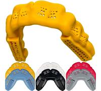 Bulletproof: World’s Thinnest Most Breathable Mouthguard is 3X Stronger. MMA 7v7 & Flag Football Lacrosse Basketball Hockey BJJ Boxing Sports Mouth Guard Grinding Teeth. Men Women Adult Youth Braces