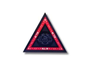 Bullets Playing Cards, All-In-Triangle Poker Acrylic 7.2 x 7.2 x 7.2 cm