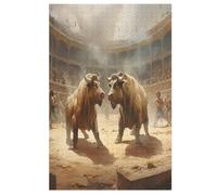 Bullfight 1000 Pieces of Puzzles for Adults And Children - Wooden Puzzles, Stress Relief Games And Unique Gifts (78×53cm)