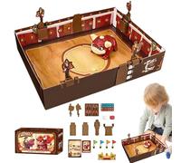 Bullfighter Board Games - Interactive Bullfighter Card Games | Funny Bull Fighting Warriors Parent-child Interactive Toys | Kids Thinking Toys with Music for 2-4 Players