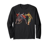 Bullfighter Bull Matador El Toro Tradition Battle Sport Long Sleeve T-Shirt