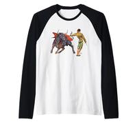 Bullfighter Bull Matador El Toro Tradition Battle Sport Raglan Baseball Tee