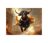 Bullfighting Paint by Numbers for Adults, Paint by Numbers Kits 20x28In with Acrylic and Pens Canvas for Painting, War Paintings Hobbies for Adults Women, Wall Artwork Gifts for Women LZYH-5379