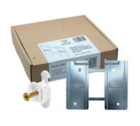 Bullfix Concealed Bracket - Heavy Duty Plasterboard Fixings for Wall Cabinet, Concealed Kitchen Cabinet Brackets Hold 116 kg - 8 Universal Fixings with Collars & 4 Brackets for 12.5-16mm Plasterboard