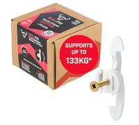 Bullfix Extra Plasterboard Fixings Heavy Duty 24 Pack, Drywall Anchor, Plasterboard Wall Plug Alternative for Dot & Dab, Stud & Hollow Cavity Wall Anchor Kit with Screws