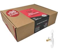 Bullfix Extra Plasterboard Fixings Heavy Duty - 96 Pack | Drywall Anchor for Insulated Plasterboard, Stud & Hollow Cavity, Wall Anchor Kit with Screws, Holds Up To 133kg