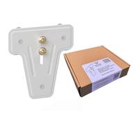 Bullfix Heavy Duty Radiator Support Bracket Kit with Heavy Duty Plasterboard Fixings - 4 Pack, Secure Column & Designer Radiator Mounting Brackets for Vertical/Horizontal Installation, White