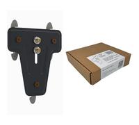 Bullfix Heavy Duty Radiator Support Bracket Kit with Heavy Duty Plasterboard Fixings - Secure Column & Designer Radiator Mounting Brackets for Vertical/Horizontal Installation, 4 Pack, Anthracite