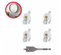 Bullfix Mirror/picture Hook Kit For Plasterboard, 4 Fixings