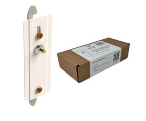 Bullfix Radiator Support Kit - Plasterboard Fixings, White | Secure Column & Designer Radiator Mounting Brackets for Vertical/Horizontal Installation, 4 Pack, Holds Heavy Loads