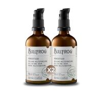 Bullfrog Agnostico Beard Balm Multifunctional Pack of 2 Perfumes and Makes Beard Soft - Protects Against Irritation - Fragrance with Notes of Anise, Leather, Tobacco and Bay Rum - 100ml + 100ml