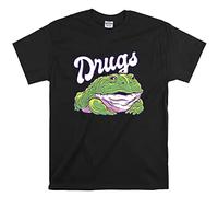 Bullfrog Drugs Official Men Women Unisex Top T Shirt T-Shirt-XXL Black