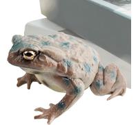 Bullfrog Figurine Model - PVC Frog Statue, Kids Animal Toy | Hand painted texture, sturdy For toad study and children’s room and school nature display decoration