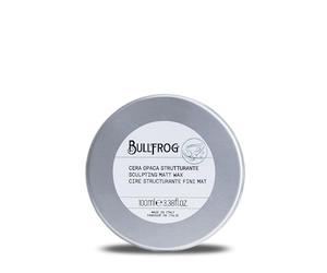 Bullfrog Matte Structuring Wax: Hair Wax, Medium-Strong Hold, Defines and Styles Without Residue, 68.1% Natural Ingredients, 100 ml