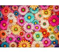 Bullglesup Jigsaw Puzzles for Adults 1000 Pieces, Petal with Poster Interlock Perfectly Letter on Back No Dust, Home Decor Birthday Party Gift Toy for Men Women Elders Seniors (27.5"x19.6")
