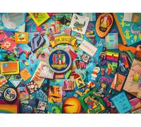 Bullglesup Puzzles for Adults 1000 Pieces, Reward School Sticker Jigsaw with Poster Letter on Back, Unique Pieces Fit Well No Dust (27.5"x19.6")