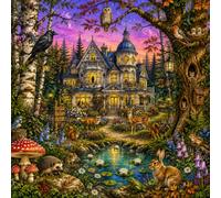 Bullglesup Puzzles for Adults 1024 Pieces Enchanted Manor Jigsaw