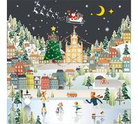 Bullglesup Puzzles for Adults 1024 Pieces, Santa is Coming Jigsaw with Poster Letter on Back, Unique Pieces Fit Well No Dust (19.6"x19.6")