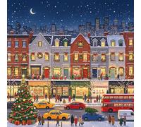 Bullglesup Puzzles for Adults 1024 Pieces Snow Town Jigsaw (19.6"x19.6")