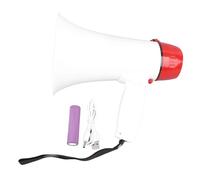 Bullhorn Loudspeaker Megaphone Speaker 160S Recording Portable Handheld Loudspeaker with Rechargeable Battery Lightweight Compact Outdoor