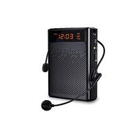 Bullhorn Megaphone Teachers Voice Amplifier Speaker Microphone Voice Amplifier Portable Mini Sound-Amplifying Music Playing Wired Microphone Headset For Tour Class Meetings And Outdoor,Rechargeable Li