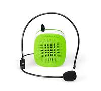 Bullhorn Megaphone Teachers Voice Amplifier Speaker Microphone Wired Headset Speaker Voice Amplifier Mini Rechargeable Pa System (1020Mah) With Wired Microphone For Teachers Presentations Coaches Tour