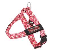 BULLHUG Harness - Made for Larger Chested Dogs Like English Bulldogs, French Bulldogs, Pugs & More. Stops Dogs from Pulling & Choking on Walks (Donuts, XL)