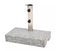 Bulliing Parasol Base Granite Rectangular 25 kg,Ground Spike for Rotary Washing Line Parasol Cloth Airer Stand Base Rust Resistant Heavy Duty