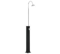 Bulliing Solar Shower Black 214 cm 20 L,Garden Shower, Outdoor Shower with Stands, Ideal for Outdoor Use, Gardens and Pools, Holidays or Camping