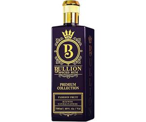 Bullion Spiced Rum, Passion Fruit Edition, Premium Collection, Natural Flavours, 700ml, 40% Alc/Vol