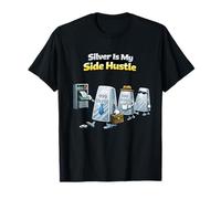Bullion Stacker Silver is My Side Hustle T-Shirt