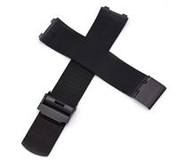 bullish 22mm Spring Bar Stainless Steel Watch Strap Replacement for Skagen 233X Series (Black)