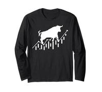 Bullish Market Day Trader Stock Trading Stock Exchange Long Sleeve T-Shirt