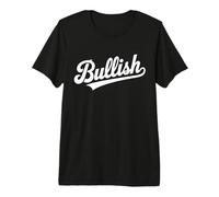 Bullish Retro Script Design for Stock Traders & Crypto Fans Premium T-Shirt