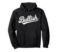 Bullish Retro Script Design for Stock Traders & Crypto Fans Pullover Hoodie