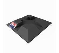 BULLKE Foundation Block | Deck Support | Handi Block | Pier Shed Base Footing Post Beam Support Strongest and Most Durable (Made in USA from 100% Recycle Plastic)