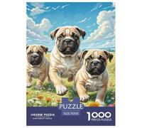 Bullmastiff 1000 Piece Jigsaw Puzzles for Adults And Kids with Extra Fun Challenges Home Decoration Creativity & Gift Giving 70x50cm/1000pcs