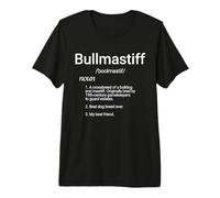 Bullmastiff Dog Breed Definition Premium T-Shirt