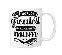 Bullmastiff Gifts: The World's Greatest Bullmastiff Mum Mug - Thoughtful Christmas, Secret Santa, Birthday or Mother's Day Dog Gift Idea!